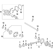 Axle Shaft <br>A bare drive for a Axle, used on vehicles that utilize dependent suspension systems