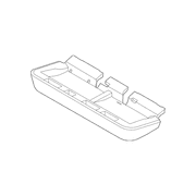 Seat Cushion Pad - Rear, Lower