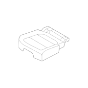 Seat Cover Cushion <br>A that replaces the original equipment back and bottom Covers of a