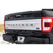 F-150 2021-2024 Gunmetal Platinum Lettering Tailgate Badge