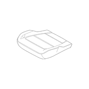 Cover Seat Cushion 4 Door - Left, Front (Everglades.)