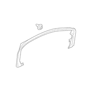 Door Window Molding Decal - Right, Front
