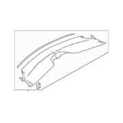 Instrument Panel Cover Air Conditioner Duct Dashboard