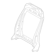 Seat Back Frame - Front, Passenger
