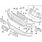 Radiator Support Air Deflector Cover - Front, Driver 6.7L