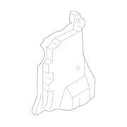 Body A-Pillar Reinforcement Insulator Cowl Panel - Left, Front