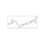 Turbocharger Coolant Line Water Tube - Outlet 2.3L