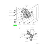 OIL SEAL,TIMING GEAR CASE 1