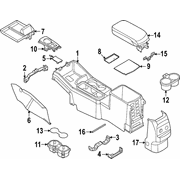 Console Cap Panel Cover - Front