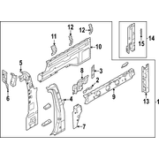 Wheel Housing Side Panel Wheelhousing - Right, Inner