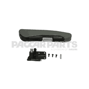 ARMREST-RH STOWABLE SYN LTHR GRAY