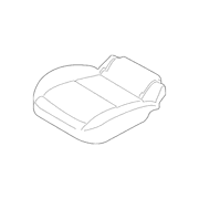 Seat Cover Cushion - Left, Rear