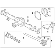 Vent <br>Differential Hose valve Differential cover Tube - Rear