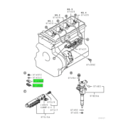 CLAMP,FUEL INJECTION TUBE 1