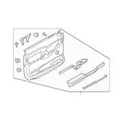 Door Interior Trim Panel - Right, Front, Lower