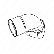 Water Inlet Elbow - 63.0 Inch ID, S60 14L, DDEC IV