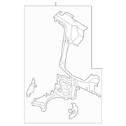 Quarter Panel Reinforcement Wheelhouse - Left, Inner