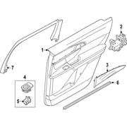 Panel Door Trim - Left, Rear