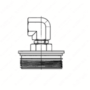 Adaptor Oil Pan / Reducer HDEP EPA07 / EPA10