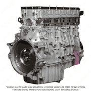 Detroit Diesel DD15 Long Block Plus - Heavy Duty Exchange, EPA10, Rear Sump
