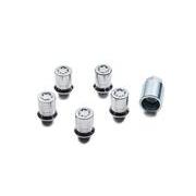 Chrome Plated Wheel Locks for Exposed Lugs