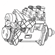 High-Pressure Transfer Pump with Fuel Pump for CL6 DD16