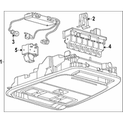 Overhead Console - Front, Rear