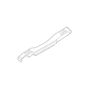 Exterior Door Handle Base Reinforcement - Left, Rear