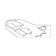 Pad Seat Cushion Power - Right, Front