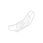 Seat Back Recliner Adjustment Mechanism Cover Shield - Front