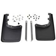 Molded Carbon Black Splash Guards, Rear Pair For F-150 Lightning