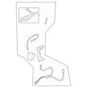 Door Latch Lock Actuator Motor - Right, Front