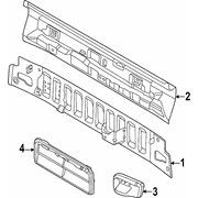 Grille Air - Left, Rear, Inlet