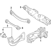 Suspension Knuckle Bushing Repair Kit - Right, Rear