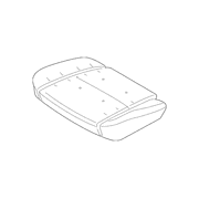 Seat Cushion Pad - Right, Rear, Back