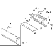 Glove Box Door Compartment Side - Passenger