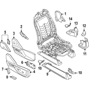 Seat Track Cover <br>Cover for the Insulator Shield Side COVERS and Switch