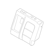 Seat Back Cushion Cover - Left, Rear