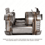 DOC/SCR Module Assembly with Clamp Kit for ATS 1-Box