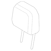 Cover And Pad Headrest - Left, Right, Rear