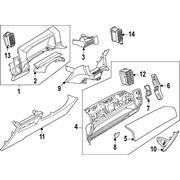 Cover Instrument Panel Pad <br>Instrument