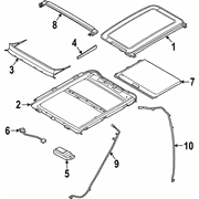 Sunroof Cover Sliding Roof Sunshade Panel