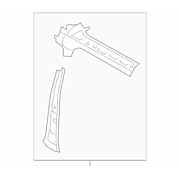 Body B-Pillar Side Roof Rail - Left, Inner (LWB Kombi)