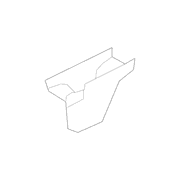 Seat Frame Bracket Cover - Rear (Low, SEL)