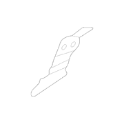 Body A-Pillar Bracket Assist Handle - Inner