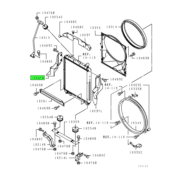 PLATE,RADIATOR BAFFLE,UPR RH 1