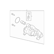Disc Brake Caliper - Right, Front (GT Feature Car)