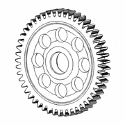Water Pump Drive Gear for S60 14L DDEC VI EPA07