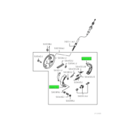 SHOE,A/T PARKING BRAKE DRUM 1