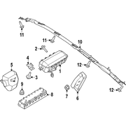 Seat Air Bag Bags <br>The inflator Module mounted to a vehicles Ft housing Side